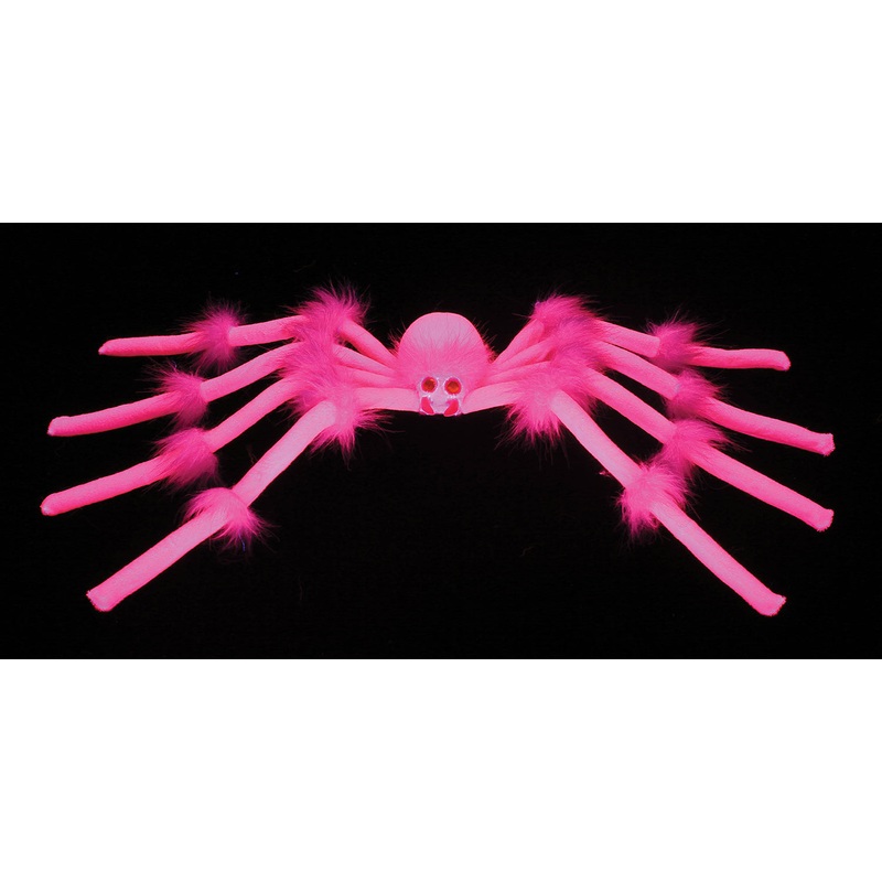 20 Pink Black Light Spider