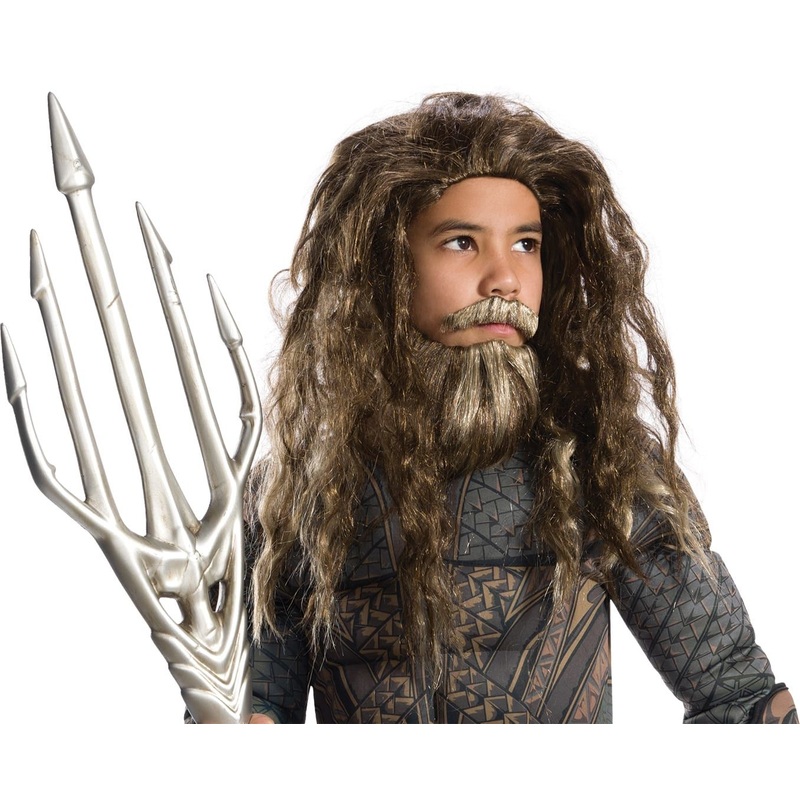 Aquaman Beard and Wig Kids