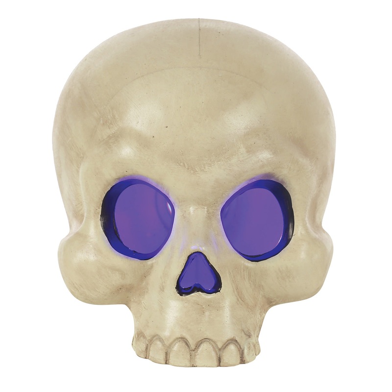 Colour Changing Half Skull 6 X 7.25