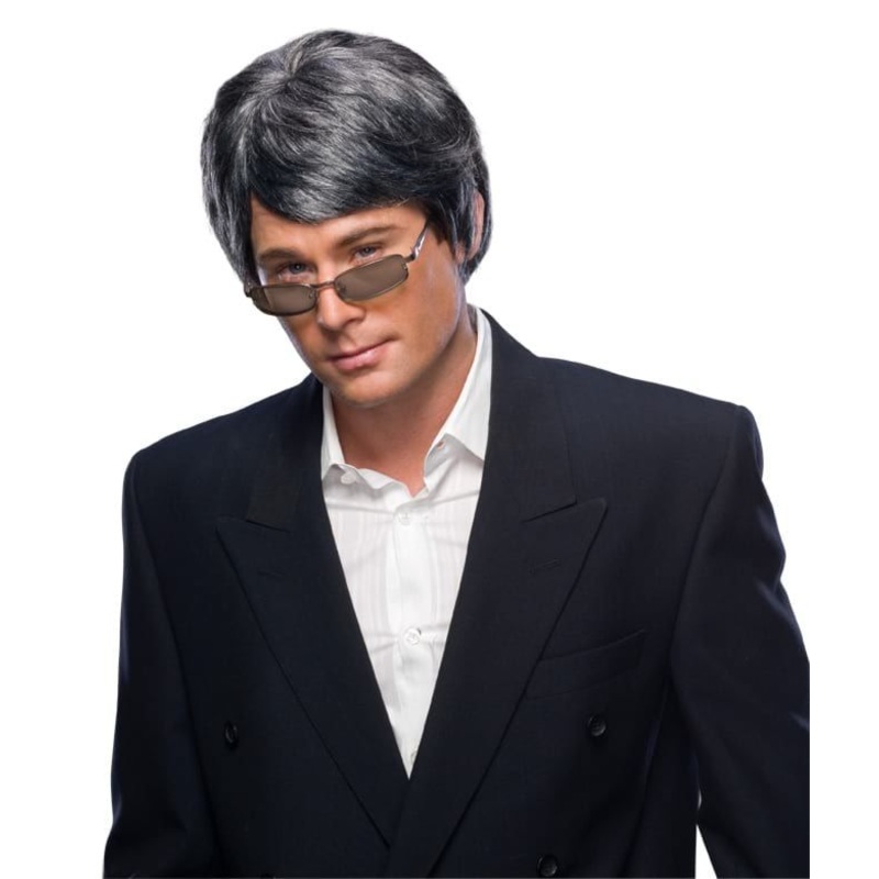 Mens Character Grey Wig