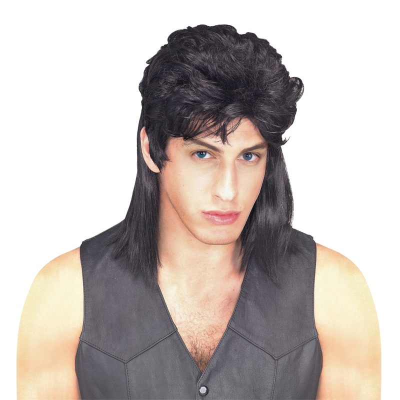 Mullet Wig-Black