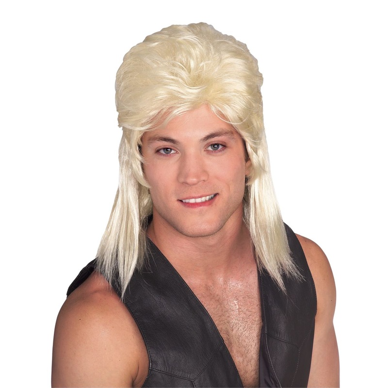 Mullet Wig-Blonde