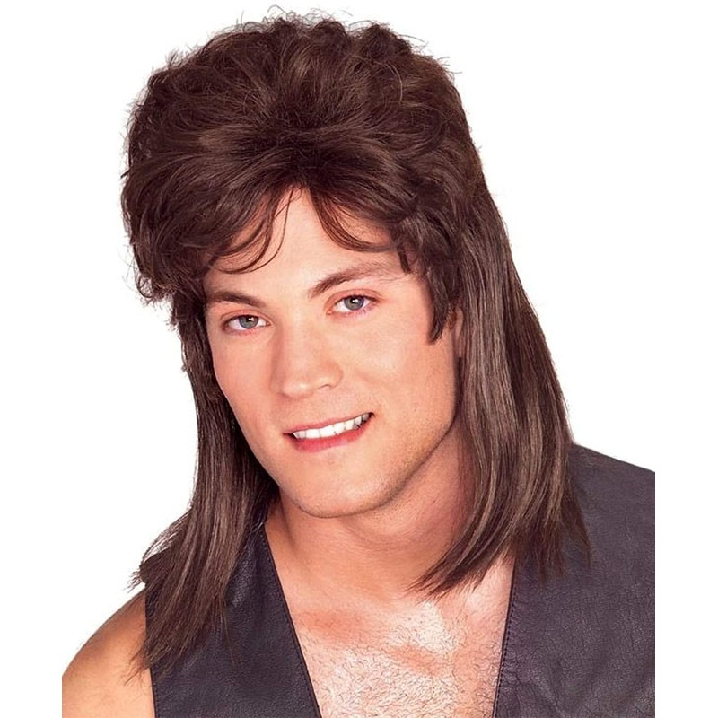 Mullet Wig-Brown