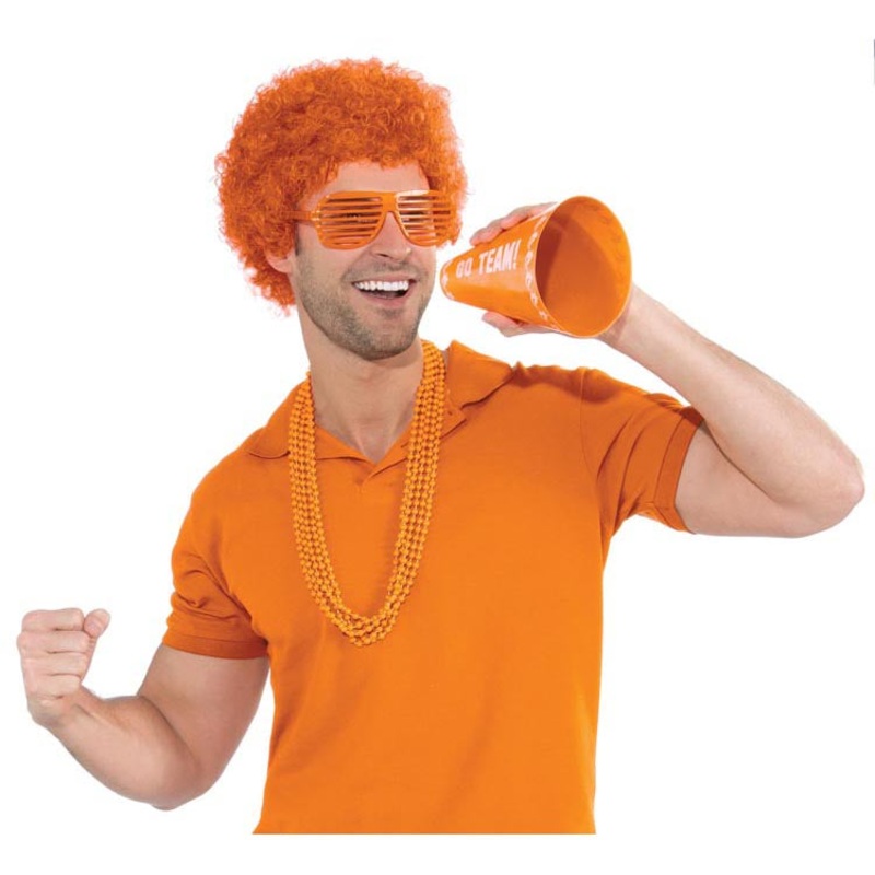 Orange Clown Wig