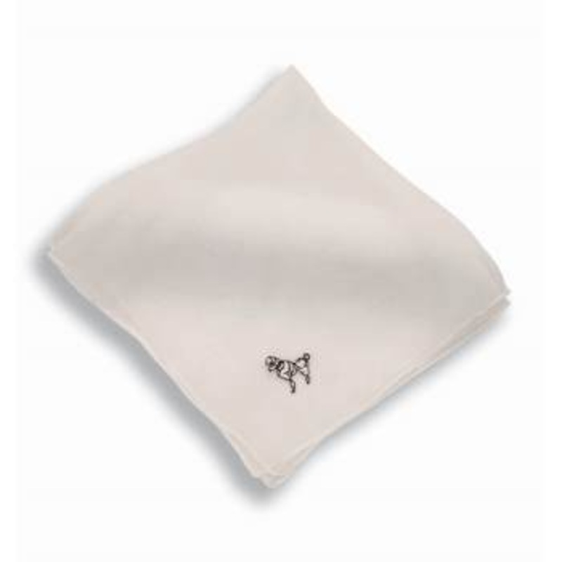 Poodle Scarf- White