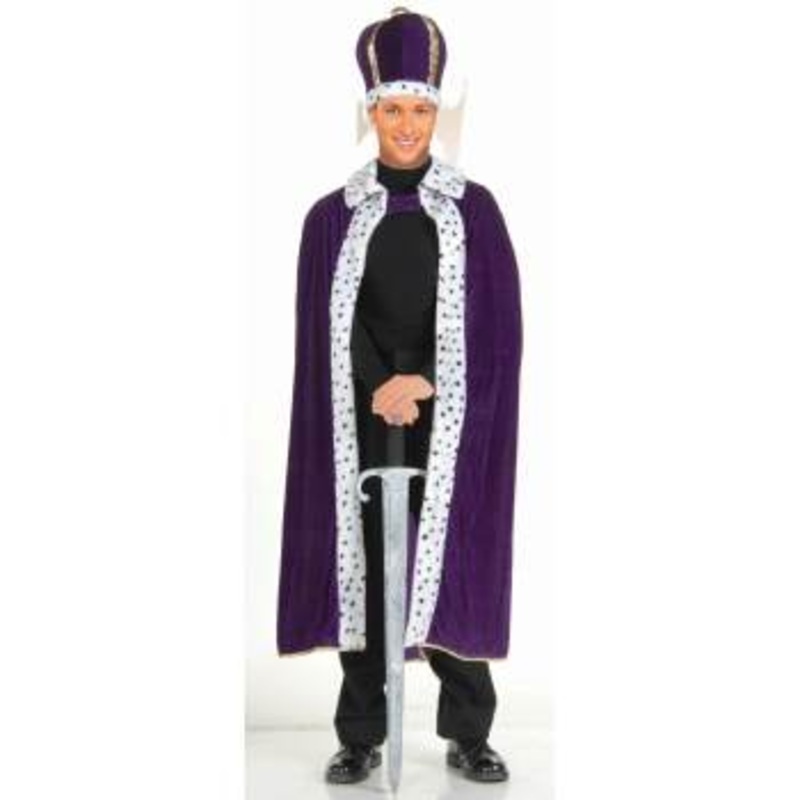 Purple King Robe/Crown Set
