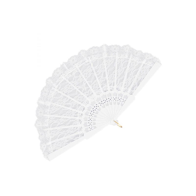 White Lace Fan