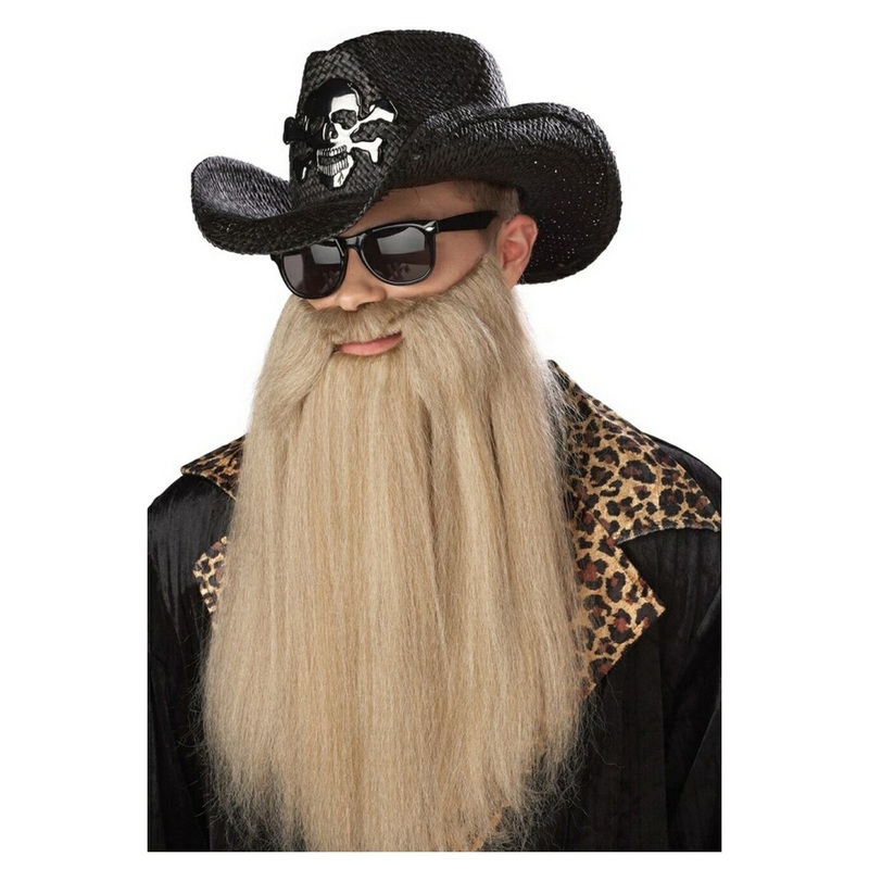 80’S Blues Rocker Beard and Moustache