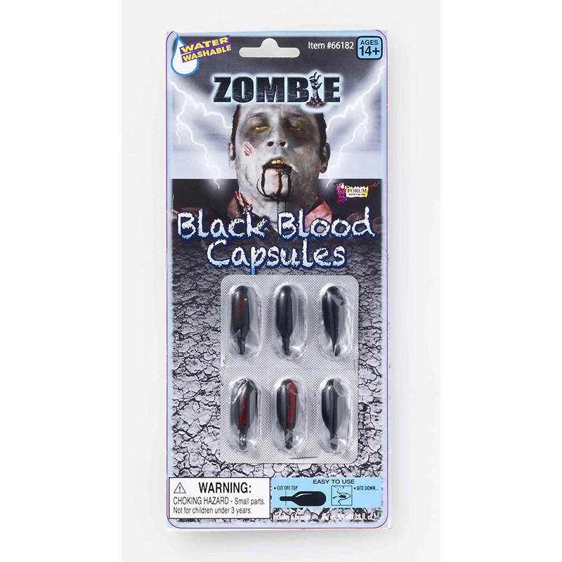 Black Zombie Blood Capsules