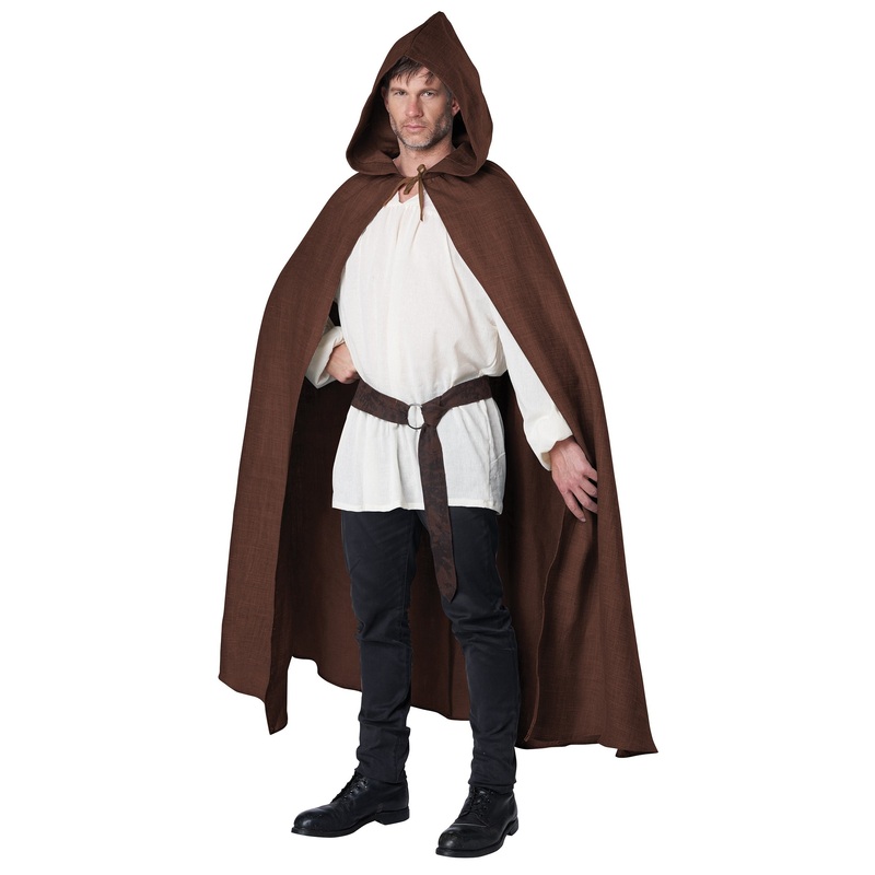 Brown Hooded Cloak