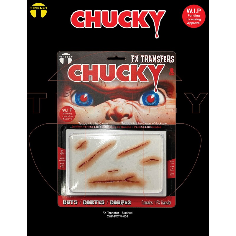Chucky Slashed 3D F/X Transfer