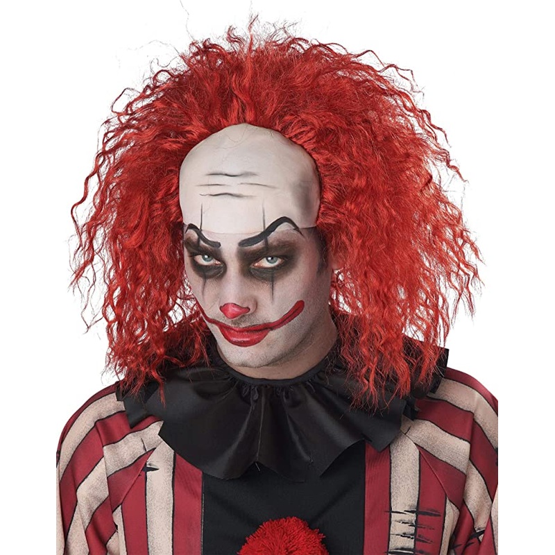 Clown Pattern Baldness Wig