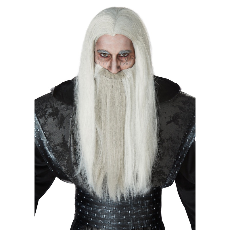 Dark Wizard Wig and Beard