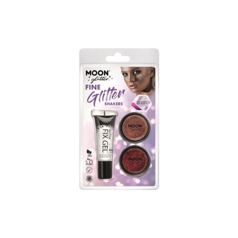 Fine Glitter Bronze and Red Kit