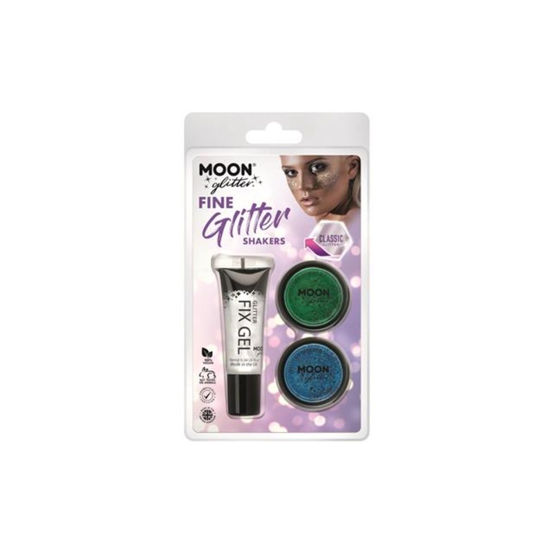 Fine Glitter Green and Blue Kit