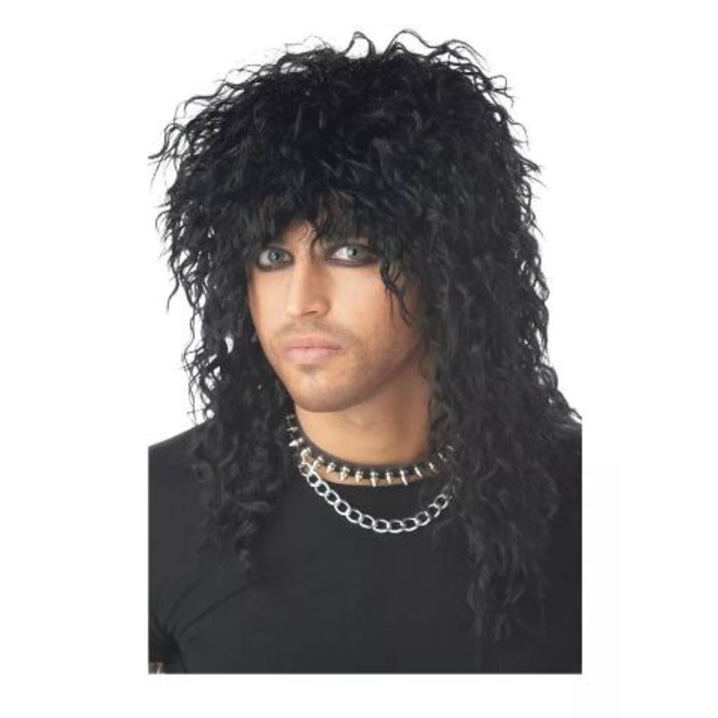 Headbanger Black Wig