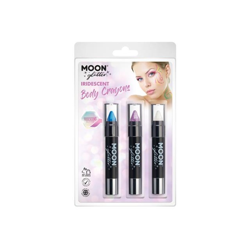 Irridescent Body Crayon Blue/Prple/WH