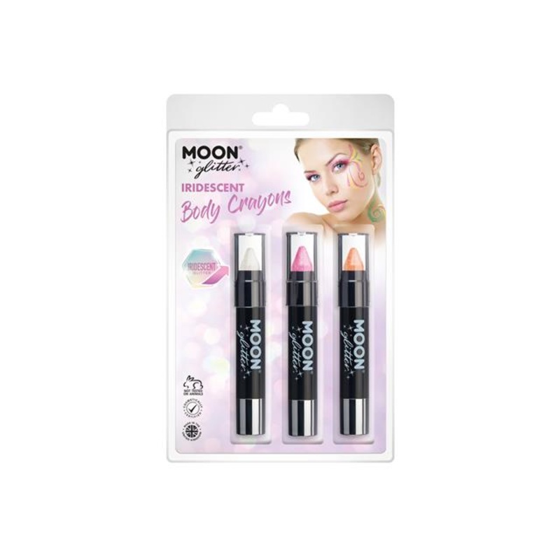 Irridescent Body Crayon White/Pink/Orang
