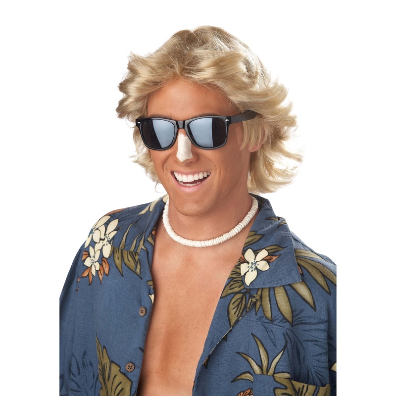 Mens 70’S Feathered Hair Wig