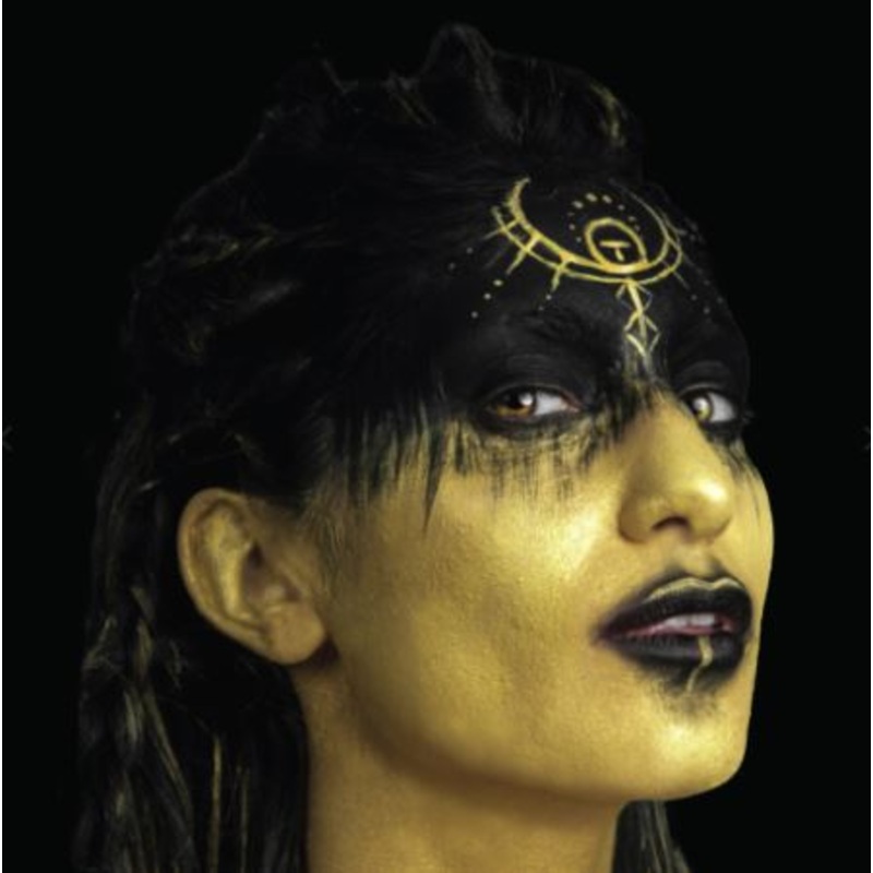 Metallic Gold Face and Body Paint