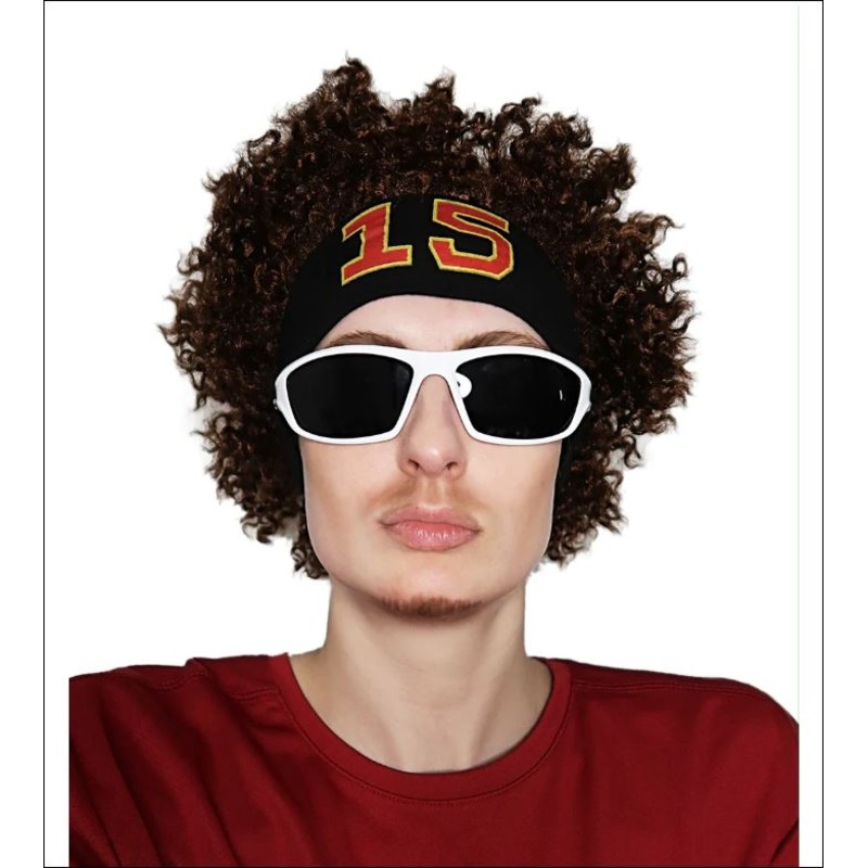 Quarter Back Wig With Headband
