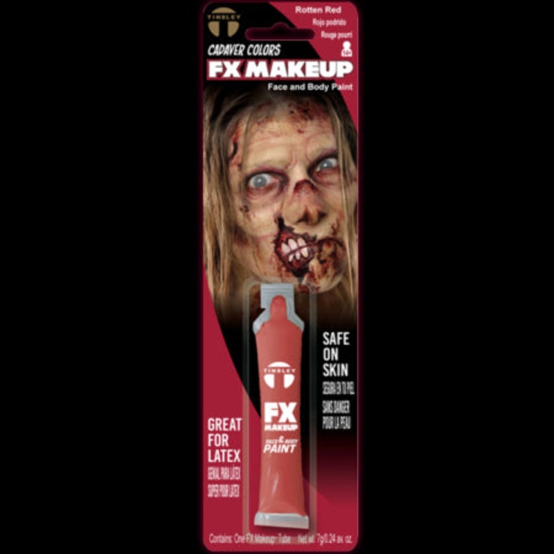 Rotten Red Face and Body Paint