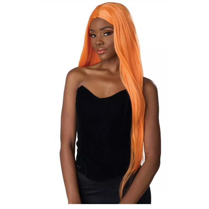 XL Long Orange Cosplay Wig