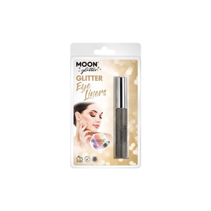 Black Holographic Glitter Eye Liner