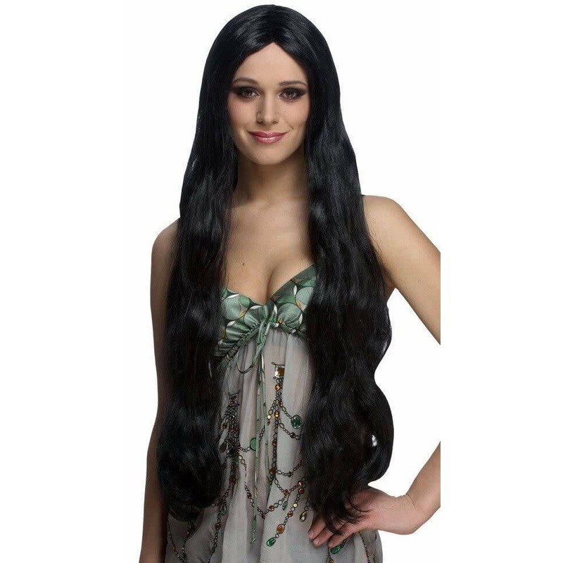 Atlantis Long Black Wig