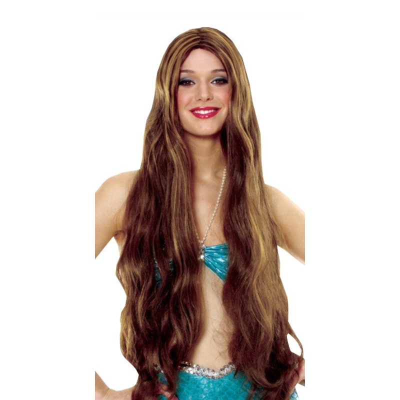 Atlantis Long Brown Wig