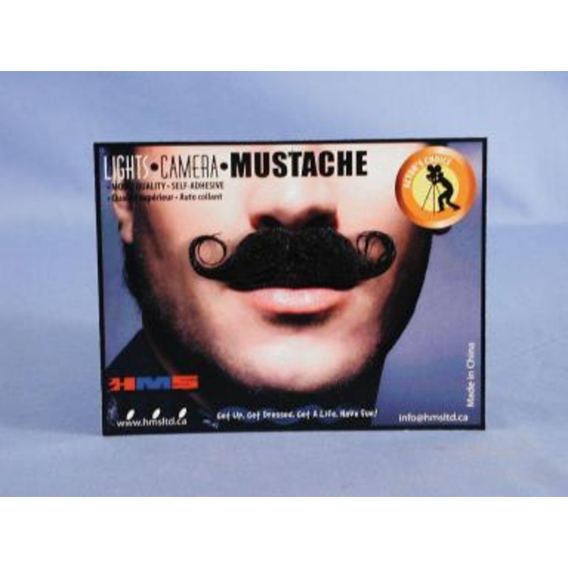 Barbershop Mustache Black