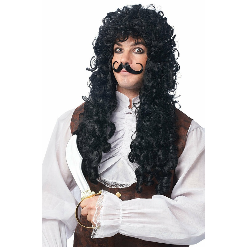 Captain Hook Wig and Moustache