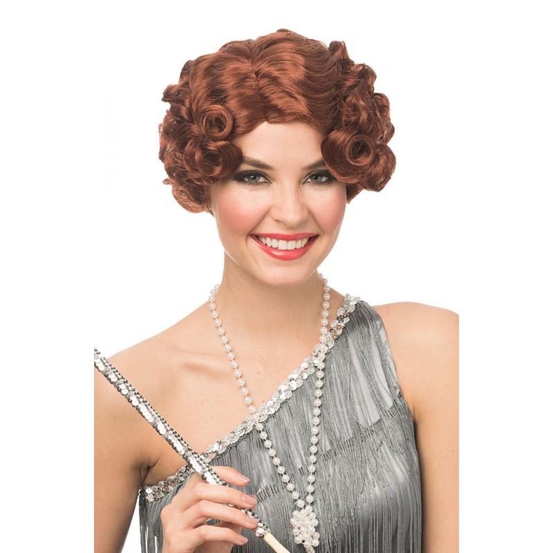 Daisy Flapper Wig Natural Red