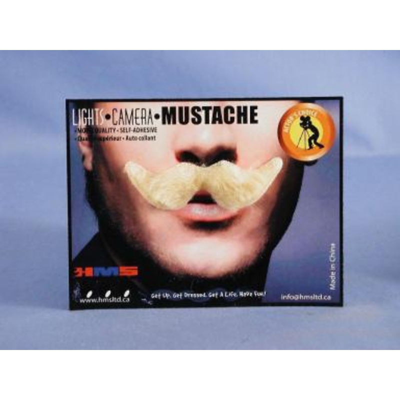 Debonair Moustache Grey