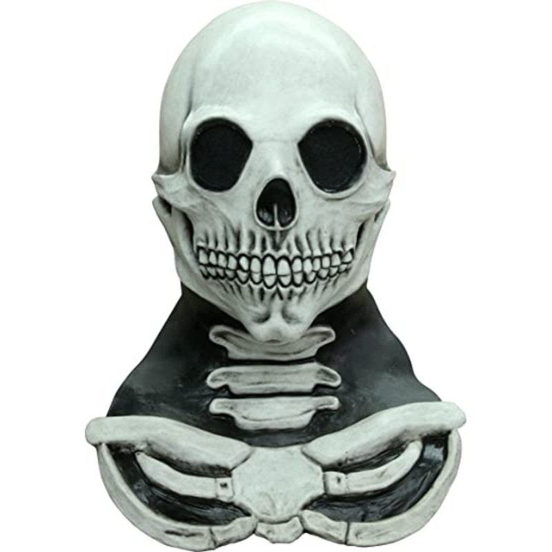 Long Neck Skull Mask White