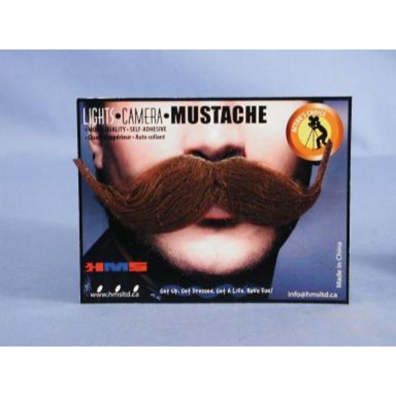Oil Can Harry Mustache Grey