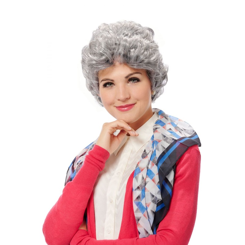 Sassy Senior Grey Wig