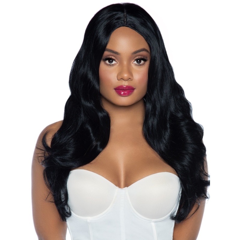 Long Wavy Black Wig