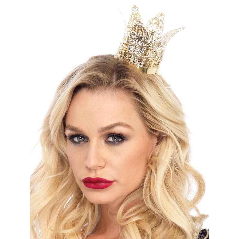 Mini Filigree Gold Crown