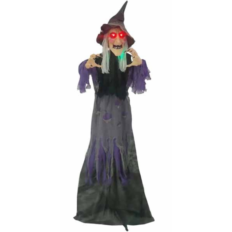 5.5 Ft Animated Standing Witch