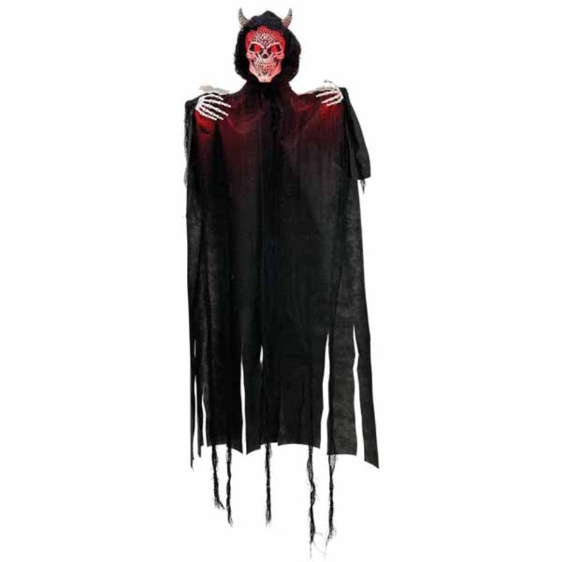 5FT Hanging Lightup Devil w/ Sickle