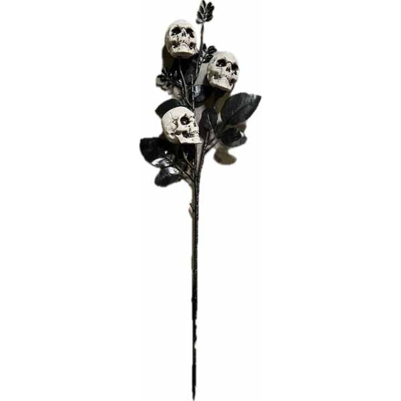 Black Branch With 3 Skulls
