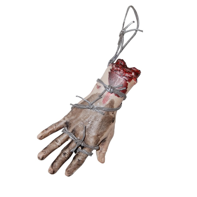 Bloody Hand with Barbed Wire