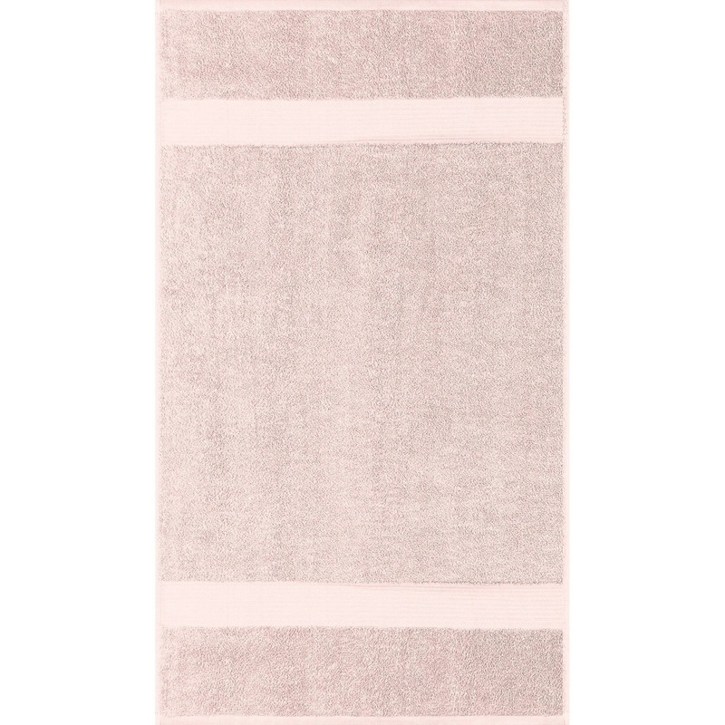 Allure Collection Dobby Border Hand Towel 100% Cotton – Pink 16x28in