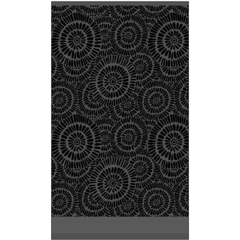 Charleston Collection Bath Towel 100% Cotton – Black 50x27in