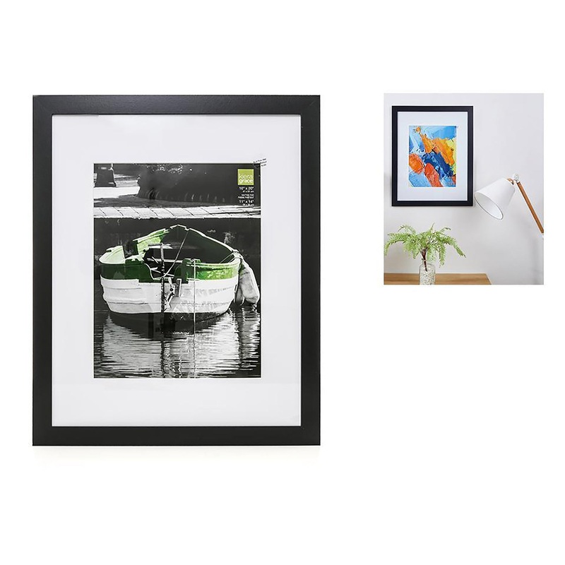 KG Langford Black Wood Frame 16x20in Photo 11x14in