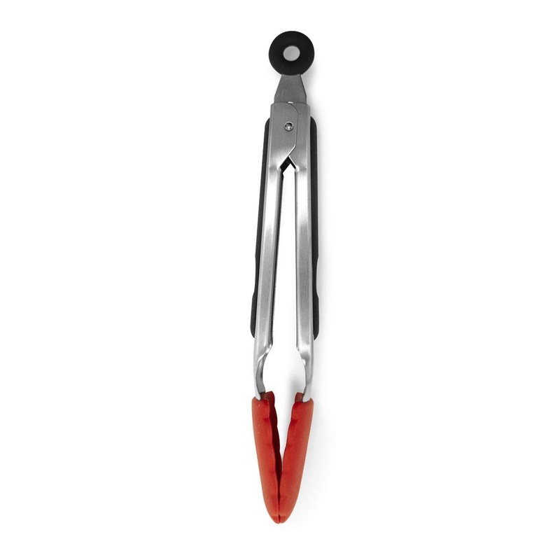 Starfrit Stainless Steel Tongs with Silicone Tips 9in