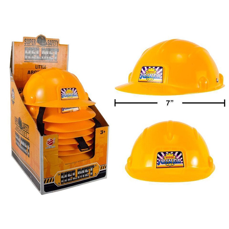 Super Safety Hard Hat Plastic 9.25x7x3.5in Age 3+