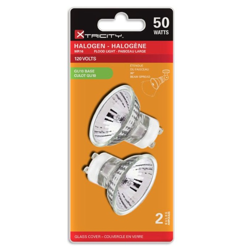 Xtricity 2 MR16 Halogen 50W Flood Lights GU10 Base