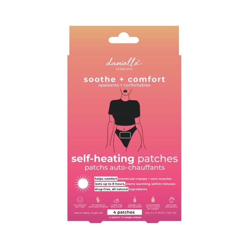 Danielle Creations 4 Self-heating Patches – Soothe and Comfort 4x3in